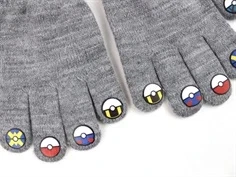 Name It grey melange Pokemon fingervanter